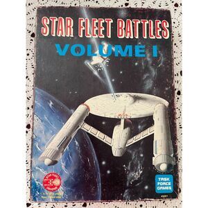 Task Force SFB Star Fleet Battles Volume #1 Box Fair/EX Game Vintage Played Open
